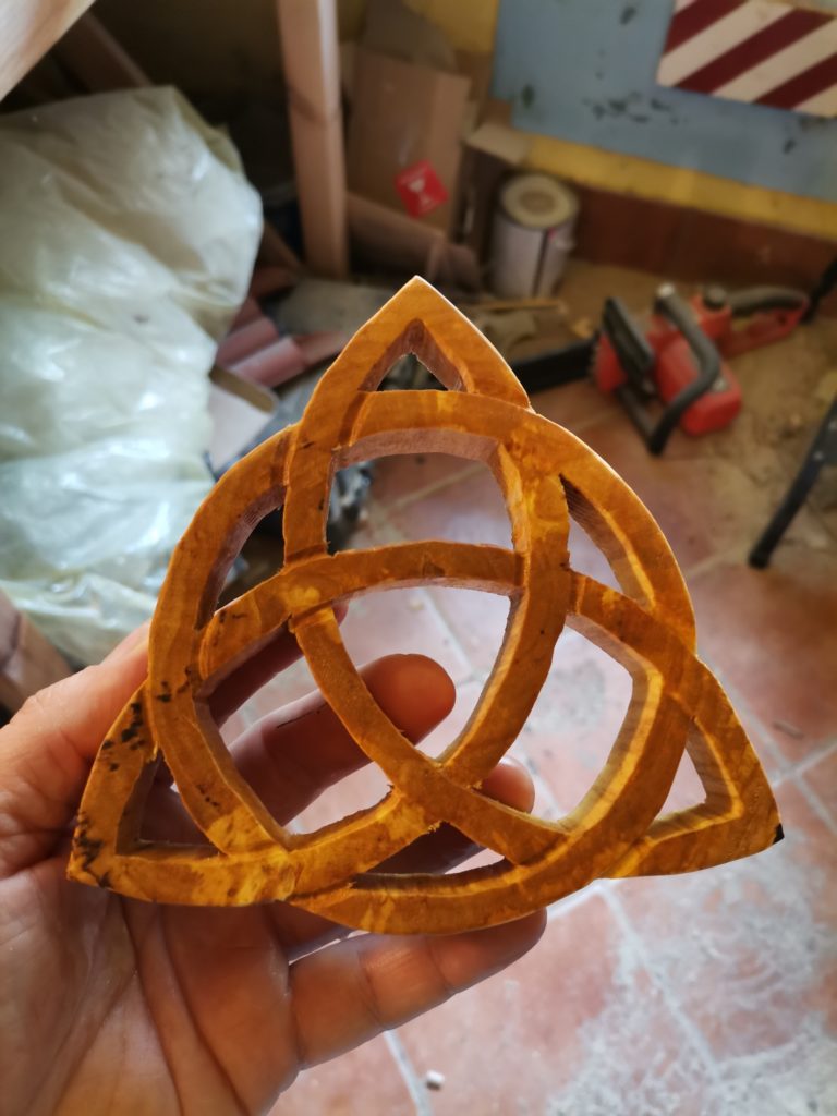 Celtic Knot, timber celtic knot