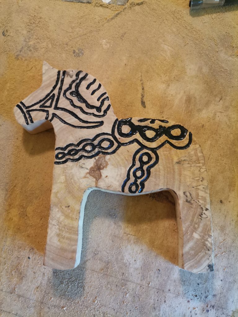 Dala horse, Swedish Dala horse, handmade Swedish Dal horse timber, Wooden Dala Horse