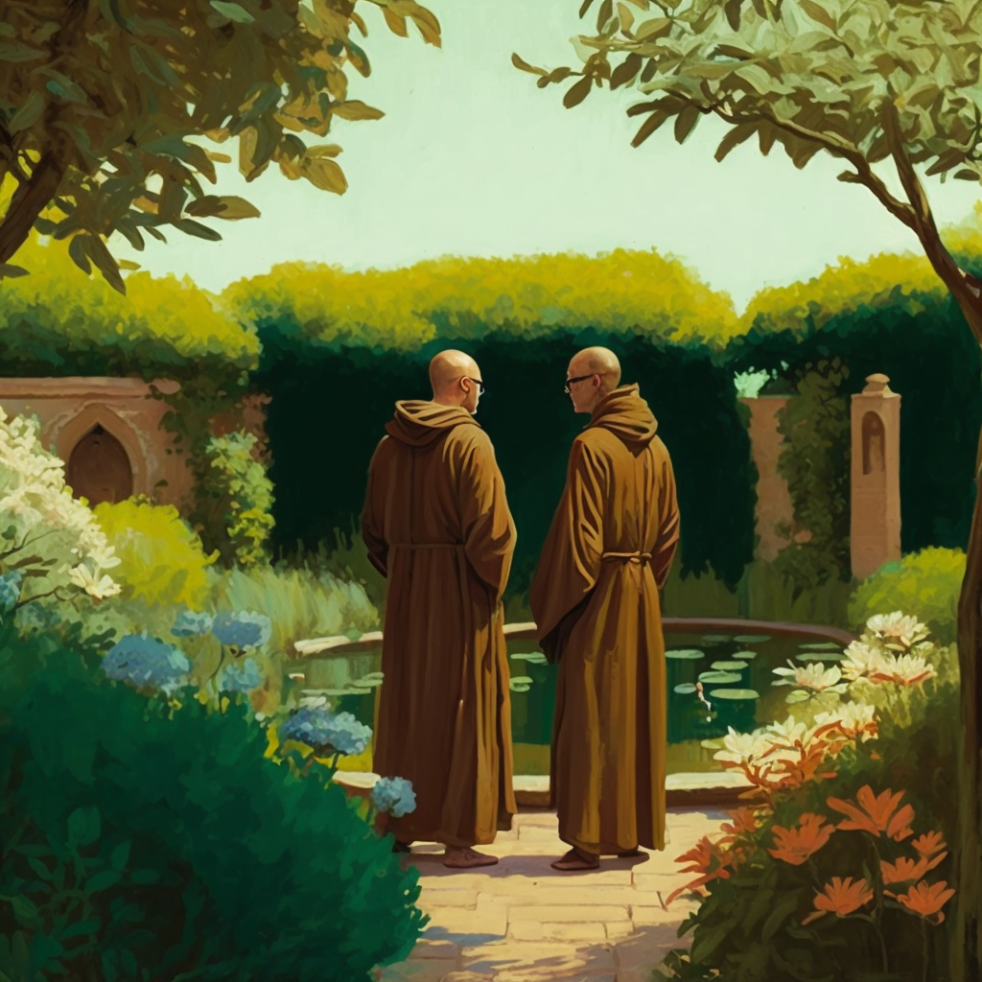 Two Christian Monks